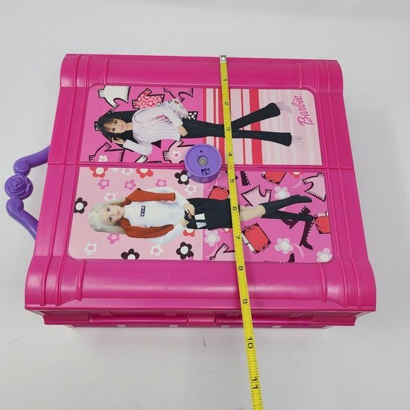BARBIE VTG 97 FASHION AVENUE CARRYING CASE STORAGE WARDROBE CLOSET ACCESSORIES - Picture 6 of 13